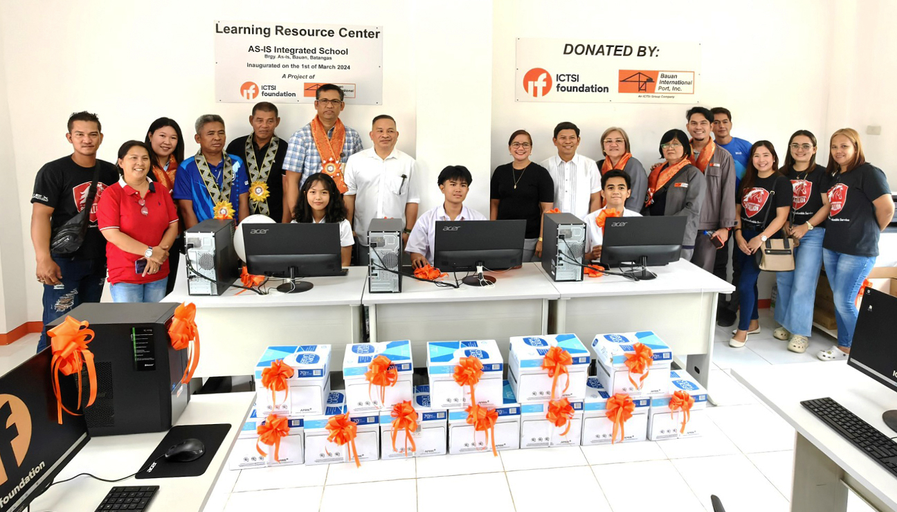 ICTSI Foundation, BIPI donate to Bauan LRC.jpg